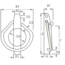 Schema Sicherheit Splinte