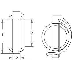 Schema Rohrsplinte  