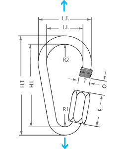 Esquema Eslabón rápido Pera EN